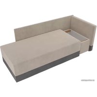 Тахта Лига диванов Никас 105190 (правый, бежевый/серый)