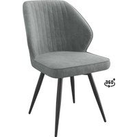 Стул Мамадома Michael-R1 360 (k10 Антрацит замша Lux/черный)