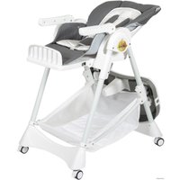 Высокий стульчик ForKiddy Podium Toys 0+ (темно-серый, дуга обезьяна)