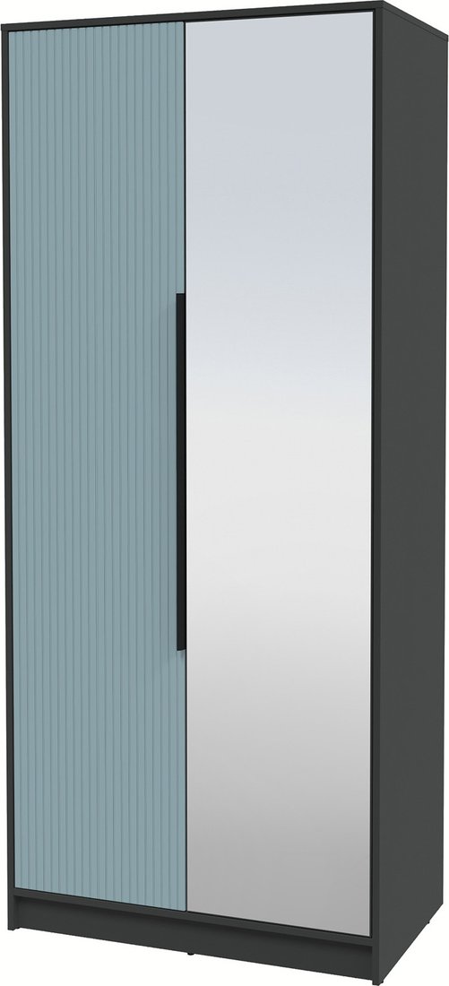 

Шкаф распашной Интерлиния Концепт Лайн КТ-Ш2з (антрацит/океан)