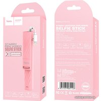 Палка для селфи Hoco K8 (розовый)
