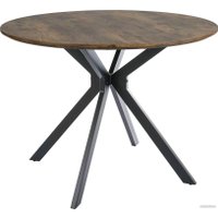 Кухонный стол Signal Aster ASTEROVC100 (орех винтажный/черный матовый)