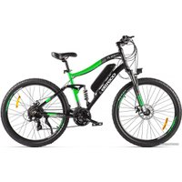 Электровелосипед Eltreco FS900 new (черный/зеленый)