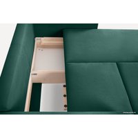 Угловой диван Divan Льери Мини Velvet Emerald 240323 (зеленый)