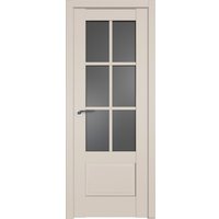 Межкомнатная дверь ProfilDoors 103U L 40x200 (санд, стекло графит)