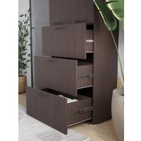 Шкаф распашной Горизонт Бонн 760 3 ящика (венге)