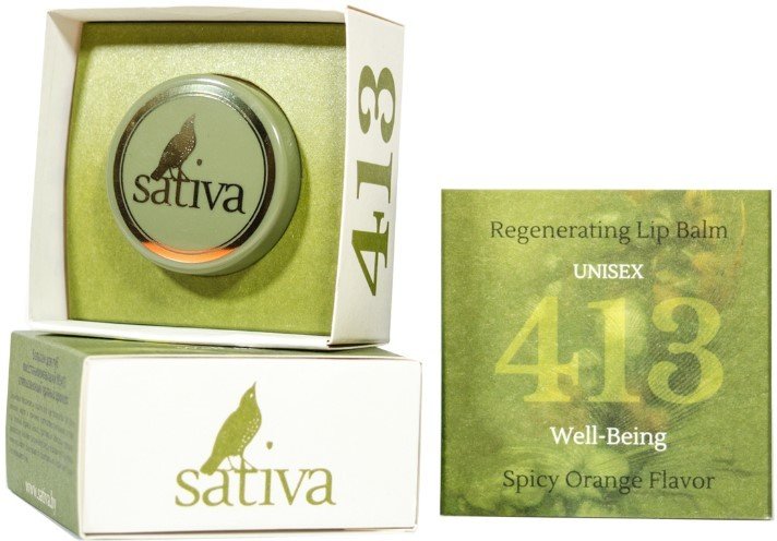 

Sativa Бальзам для губ Восстанавливающий №413 8 г