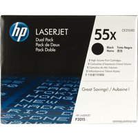 Картридж HP LaserJet 55X (CE255XD)