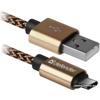 Кабель Defender USB09-03T Pro (золотистый)