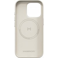 Чехол для телефона Magssory Eco Leather Case Ivory для iPhone 16 Pro CLT028i