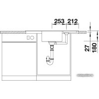 Кухонная мойка Blanco Zia 9 E (кофе) [515074]