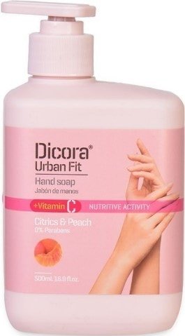 Dicora Мыло жидкое Citrus & Peach с витамином С 500 мл