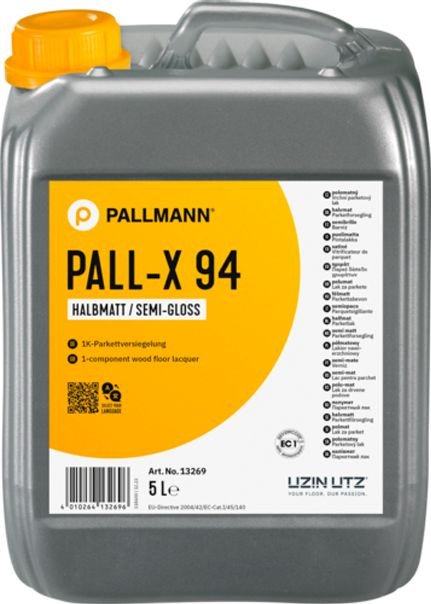 Лак Pallmann Pall-x 94 на водной основе 5л (полумат)