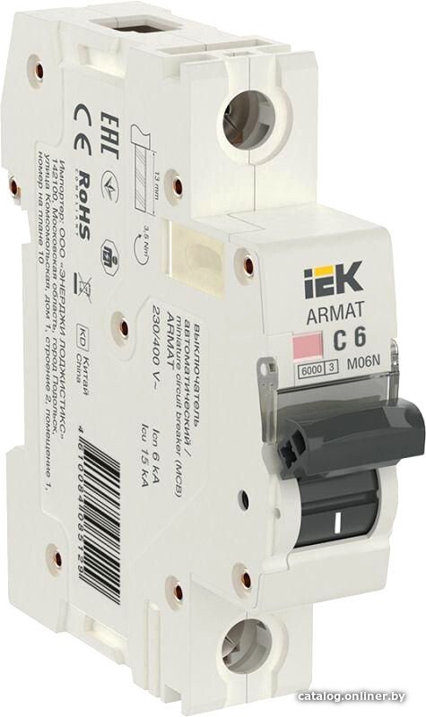Выключатель автоматический IEK AR-M06N-1-C006