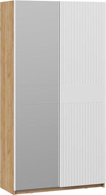 

Шкаф-купе Трия Оскар Хилтон Т2 1200 271028 (ручка белая/дуб крафт золотой/белый матовый)