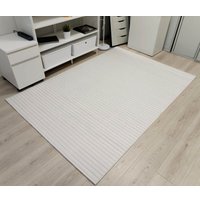 Ковер для жилой комнаты Radjab Carpet Сканди Сизаль Прямоугольник 10935A 12275RK (2.4x3.4, Krem/Krem)