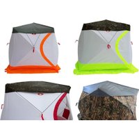 Палатка для зимней рыбалки Медведь Куб-3 зимняя с полом Оксфорд 600 и накидкой