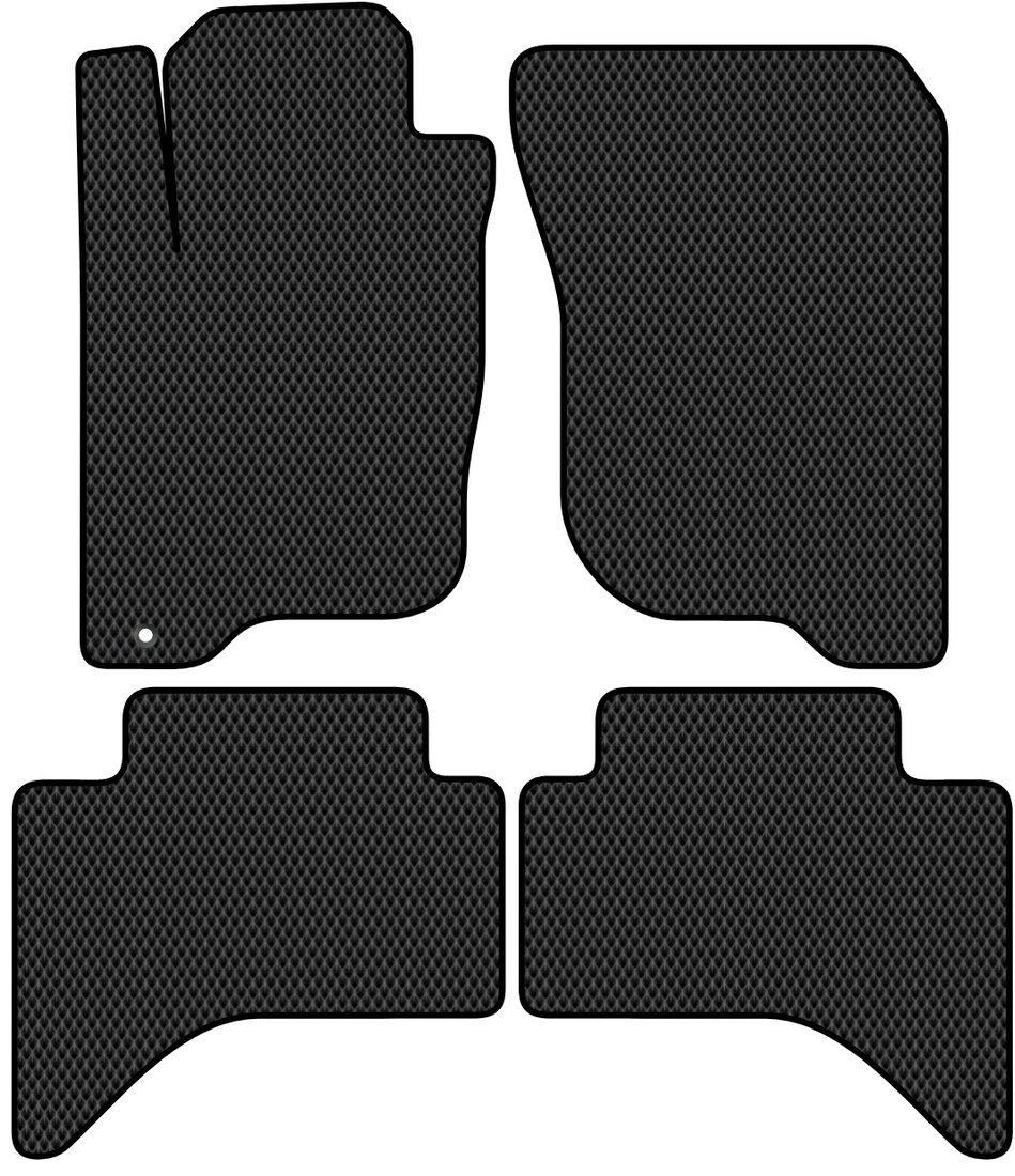 

Комплект ковриков для авто Alicosta Mitsubishi L200 (пикап) 2005 - 2016 (черный, ромб)