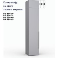 Шкаф распашной Кастанье Модерн Ш 500 (серый шифер)