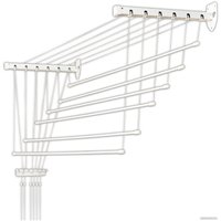 Сушилка для белья Comfort Alumin Лифт универсальное крепление 6x170см (алюминий/белый)