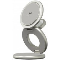 Беспроводное зарядное Magssory Signature Disc Pro для Apple 3 в 1 WCH073 (титановый)