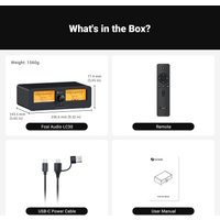Аудиоселектор Fosi Audio LC30 (черный/желтый)
