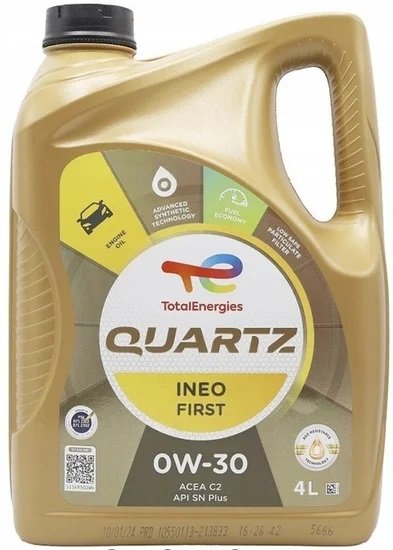 

Моторное масло Total Quartz Ineo First 0W-30 ACEA C2 4л