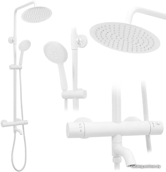 Душевая система  Rea Lungo white REA-P6608