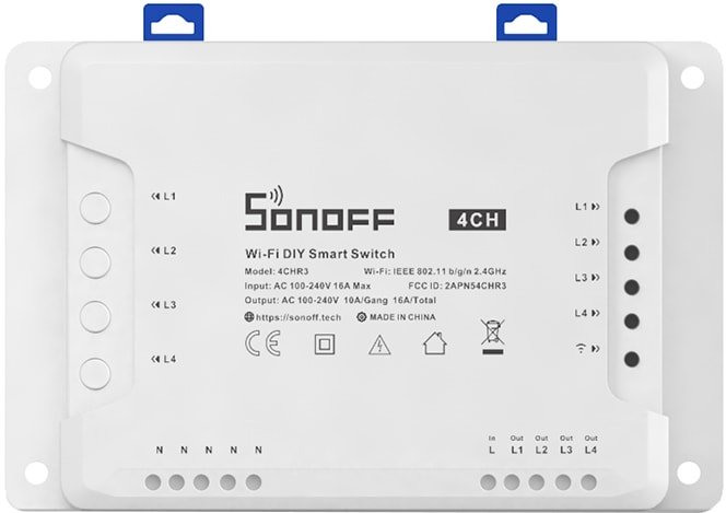 

Реле Sonoff 4CHR3