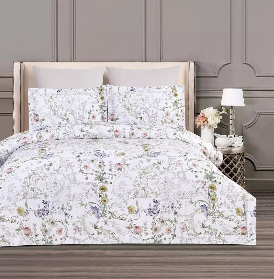 

Постельное белье Arya Diamond Fine 2сп (зеленый)