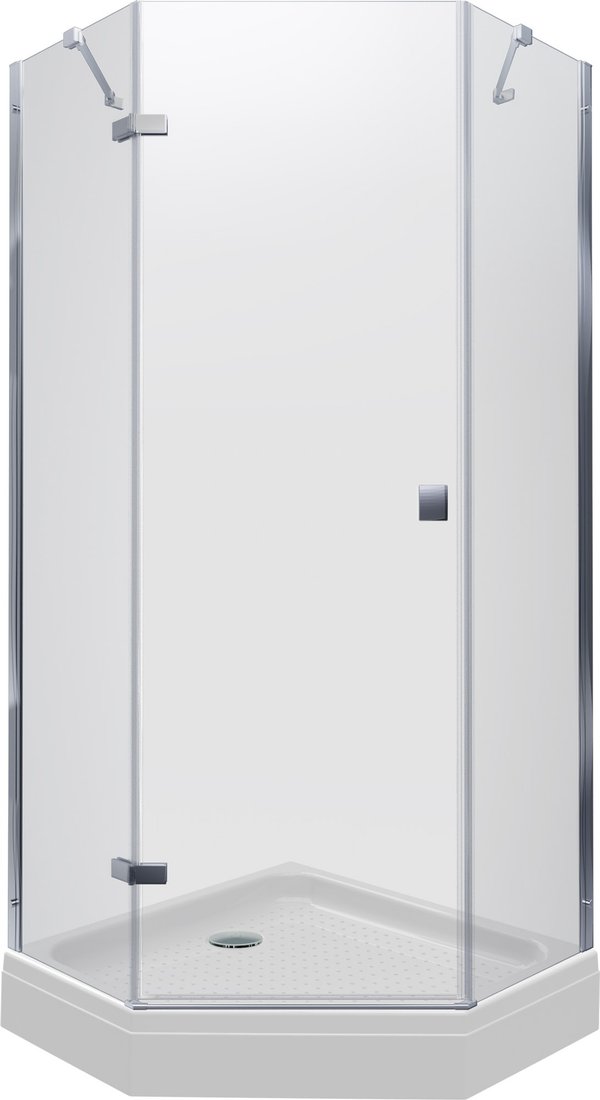 

Душевой уголок Triton Сигма 100x100 (хром, с поддоном)