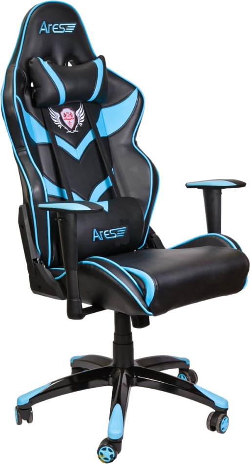 

Игровое (геймерское) кресло AksHome Вайпер (черный/голубой)
