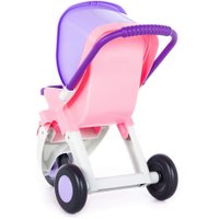 Коляска для кукол Полесье Anita 3-х колесная 95206 (розовый)