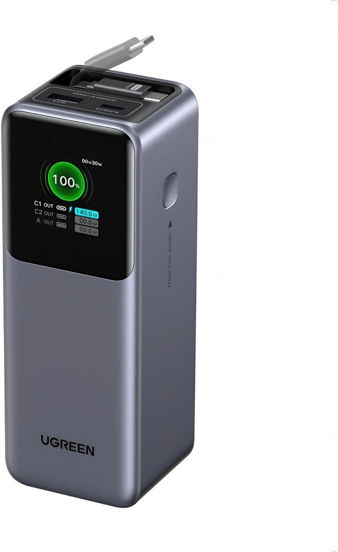 

Внешний аккумулятор Ugreen PB726 95670B 20000mAh (серый)