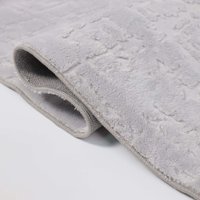 Ковер для жилой комнаты AksHome Homely RD 2 (80x150, светло-серый)