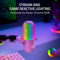 Проводной микрофон Razer Seiren V3 Chroma Quartz Pink