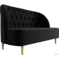 Диван Лига диванов Амиса 109834 (черный)