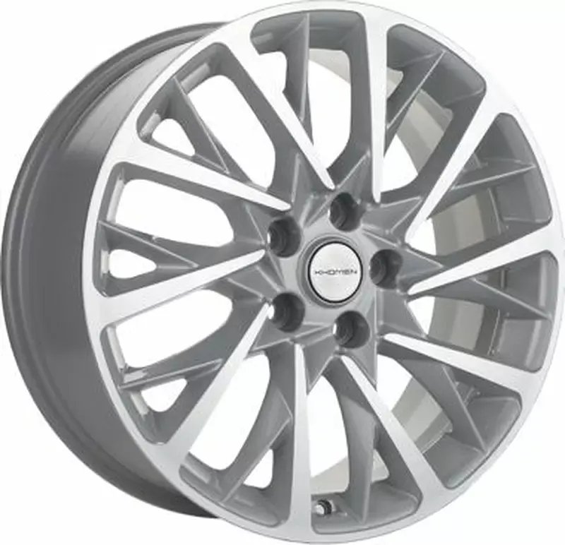 Литые диски Khomen KHW1804 Kodiaq/Tiguan 18x7.5 5x112мм DIA 57.1мм ET 43мм F-Silver