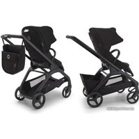 Универсальная коляска Bugaboo Dragonfly (2 в 1, black/midnight black/grey melange)