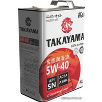 Моторное масло Takayama 5W-40 API SN/CF 4л