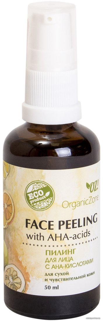Organic Zone Пилинг Face Peeling с АНА-кислотами для сух. и чувств. кожи 50мл
