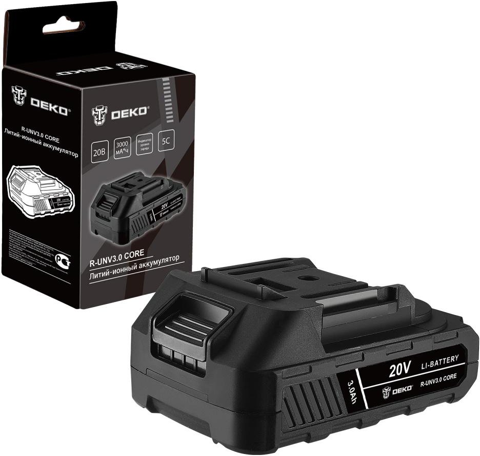 

Аккумулятор Deko R-UNV3.0 Core 083-1014 (20В/3 Ач)