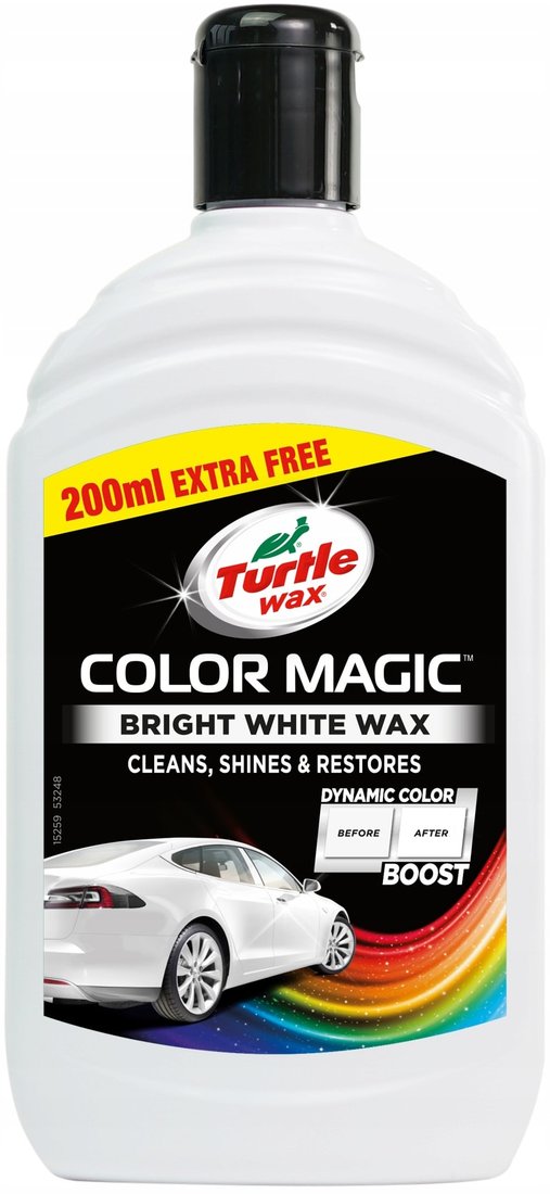 

Turtle Wax Полироль Color Magic Bright White Wax 500 мл 52712