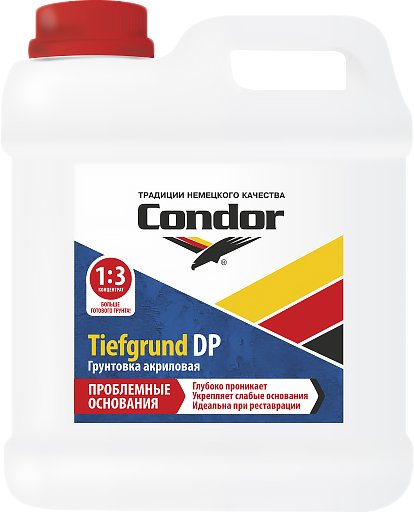 

Акриловая грунтовка Condor Tiefgrund DP (2 кг)