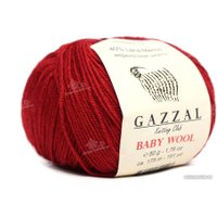 Пряжа для вязания Gazzal Baby Wool 816 50 г 175 м (бордовый)