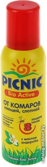 Аэрозоль против вредителей Picnic Bio Activ (125 см3)