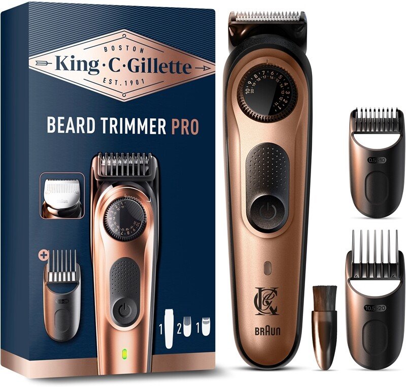 Триммер для бороды и усов Braun King C. Gillette Beard Trimmer PRO