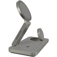 Беспроводное зарядное Magssory Yoga 3 в 1 Charging Station для Samsung Qi2 WCH017t (титан)