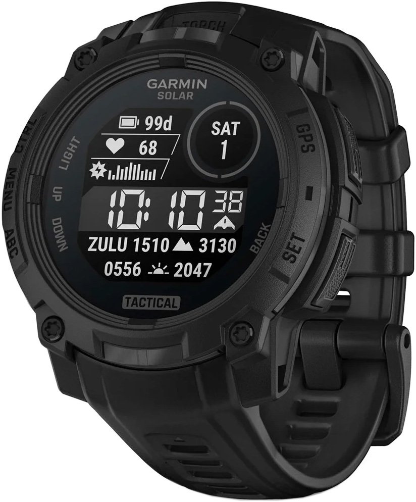 

Умные часы Garmin Instinct 3 Solar Tactical Edition 45 мм (черный)