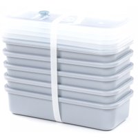 Набор контейнеров Полесье №22 750мл с крышками 73683 (5 шт, дымчатый/прозрачный)